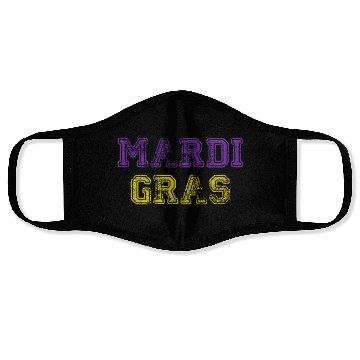 Discover Mardi Gras Carnival Fiesta Party Louisiana New Orl Face Masks