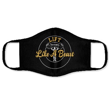Discover Lift Like A Beast - Gym Face Masks