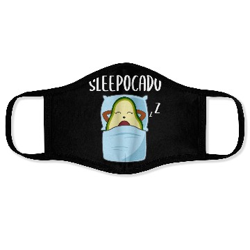 Discover Avocado Sleepshirt Pajamas Gift Face Masks