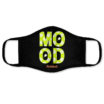 Discover Pickleball Mood Play Pickleball Face Masks