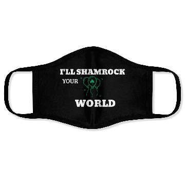 Discover I'll Shamrock Your World Face Masks