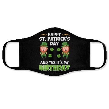Discover St. Patrick's Day Birthday Face Masks