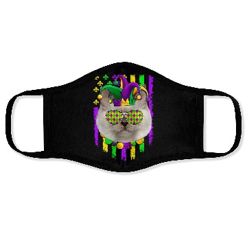 Discover American Flag Mardi Gras Cute Birman Cat Lover Face Masks