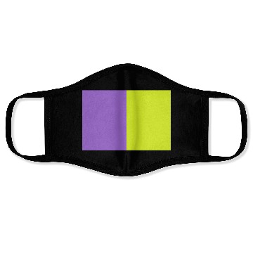 Discover Two Color Rectangle. Interaction Face Masks