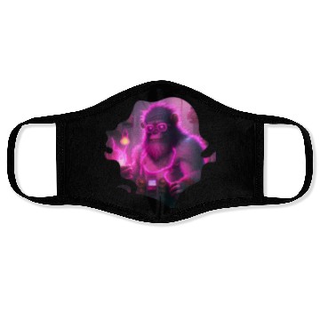 Discover Cyborg Gorilla Mecha Steampunk Style Face Masks