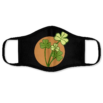 Discover Four Leaf Shamrock Face Masks