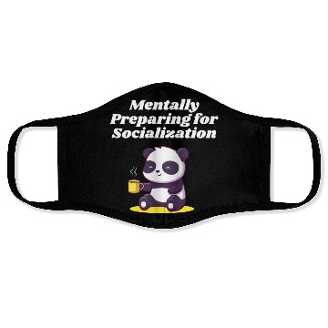 Discover Mentally Preparing for Socialization Nerd Introver Face Masks