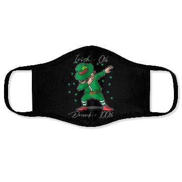 Discover Irish 0% Drunk 100% Face Masks