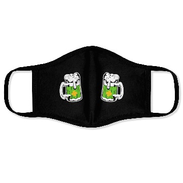 Discover Irish beer Ireland St. Patrick's Day Face Masks