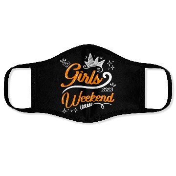 Discover Girls Weekend Vacation Girls Trip Spring Break Face Masks