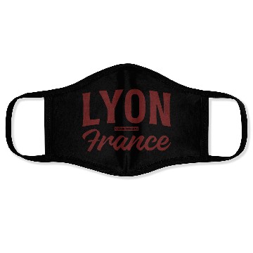 Discover Vintage Lyon France Face Masks