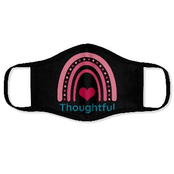 Discover Thoughtful Viva Magenta Boho Rainbow Face Masks