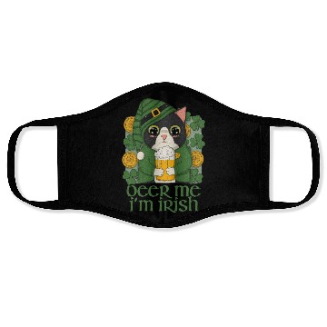 Discover Beer Me I'm Irish Face Masks