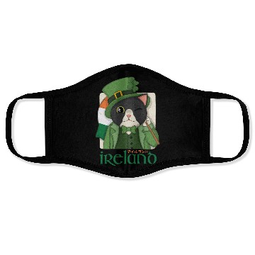 Discover Ireland Tuxedo Cat Face Masks