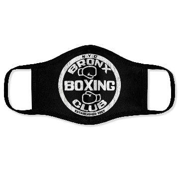 Discover Bronx Boxing Club Squared Circle Distressed Face Masks