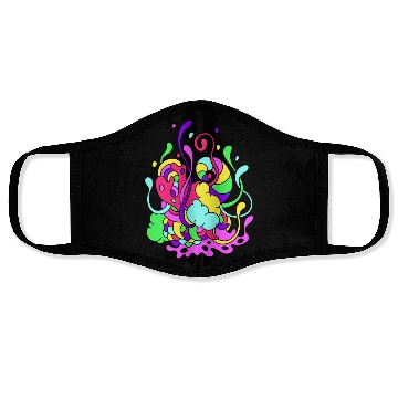 Discover Face Masks colorful background