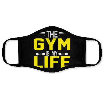 Discover The Gym is my Life Face Masks