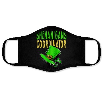 Discover Shenanigans Coordinator St PDay Gnomes Green Proud Face Masks