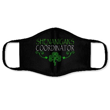 Discover Shenanigans Coordinator St PDay Gnomes Green Proud Face Masks