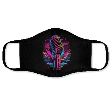 Discover AV Technician Microphone Audio Visual Tech Sound Face Masks