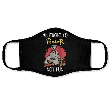 Discover Allergic To Peanuts Not Fun Peanut Allergic Face Masks