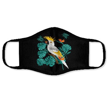 Discover Colorful Bird In Nature Face Masks