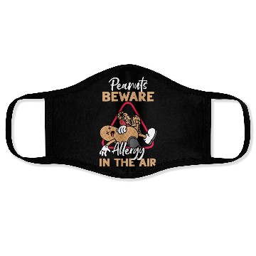 Discover Peanuts Beware Allergy In The Air Peanut Allergic Face Masks