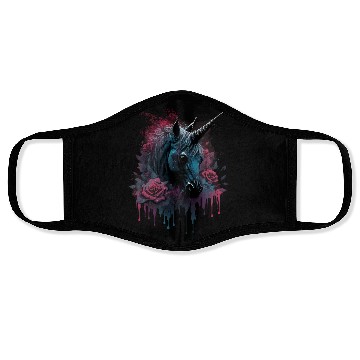 Discover roses unicorn Face Masks