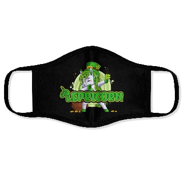 Discover Lepricorn St. Patrick's Day Unicorn Face Masks