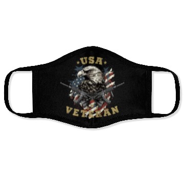 Discover USA Army Veteran Face Masks