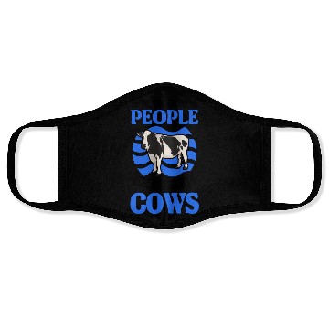 Discover Cow Gift Farmer Cattle Breeder Cows Face Masks