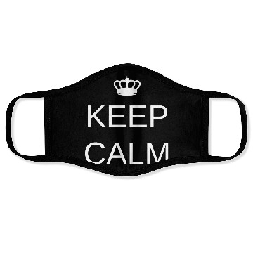Discover Keep Calm Meme Humor Face Masks