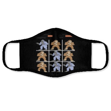 Discover Tic Tac Toe Sasquatch vs. Yeti Face Masks