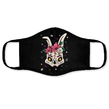 Discover El Dia De Los Muertos Happy Easter Sunday Bunny Face Masks