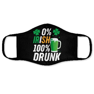 Discover 0 Irish 100 Drunk Face Masks