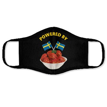 Discover Powered by Swedish Meatballs Face Masks