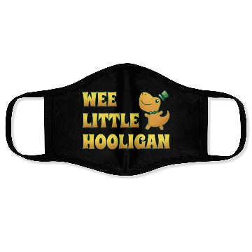 Discover Wee Lil Hooligan Kids St Patrick s Day Boys Girl Face Masks