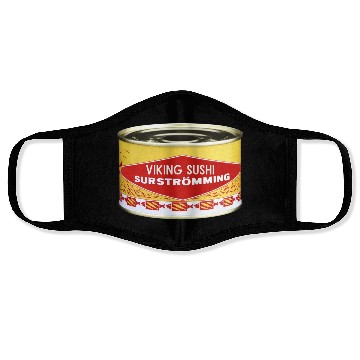 Discover Viking Sushi, Swedish Food Face Masks