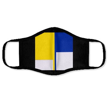 Discover ukranian colors Face Masks