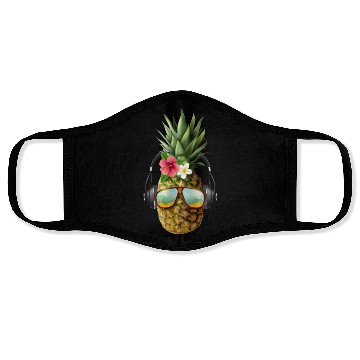 Discover realistic pineapple concept Face Masks