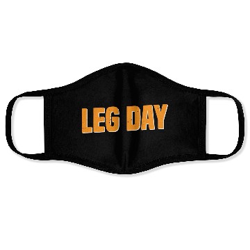 Discover Leg Day Handicapped Wheelchair 25 Face Masks