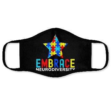Discover Embrace Neurodiversity Face Masks