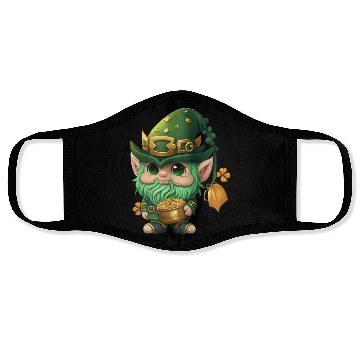 Discover St. Patrick's Day Elf Saint Patricks Day Outfit Face Masks