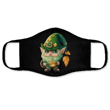 Discover St. Patrick's Day Elf Saint Patricks Day Outfit Face Masks