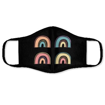 Discover Multi Rainbow Face Masks