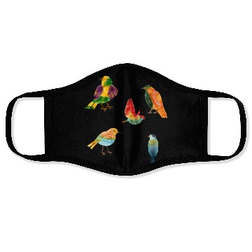 Discover Colorful Birds Face Masks