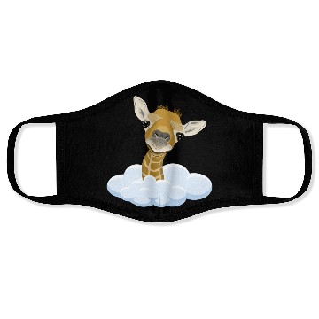 Discover Giraffe with overlook Face Masks