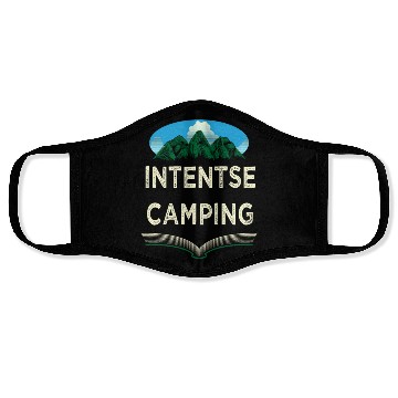 Discover Intentse Camping Wildlife Camper Outdoor Camp Moun Face Masks