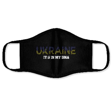 Discover Ukraine Its In My Dna Face Masks