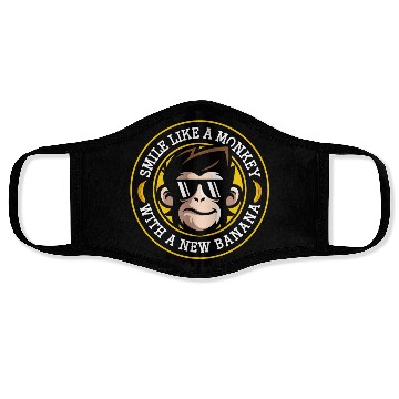 Discover Banana Wilderness Face Masks